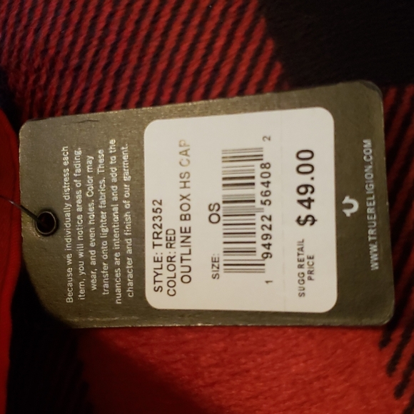 True Religion Outline Box Hat - Picture 3 of 3